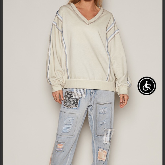 POL French Terry Top - Picture 2 of 5